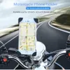 Motorcycle Phone Holder Stand Motorbike rearview mirror Mount Bracket With Edge Protector for samsung huawei xiaomi LG296B283H