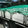 Bilarrangör Mesh Cargo Net Strong Heavy Pickup Truck Trailer Dumpster Extend täcker takbagagsnät med 15 st hooksf
