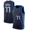 Kyrie Irving 11 Luka Doncic 77 Jersey Blauw Wit Navy And City 75th Men Stitched Jersey S-XXL Mix Match Order