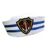 Ball Caps Sailors Ship Boat Captain Blue White Hat State Navy Marine Cap с якорным морским лодками морские модные платья Lxhball