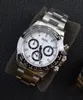 Men's Automatic Watch Factory 7750 Sport 40mm904L Sapphire Crystal Glass 30m Waterproof Timer