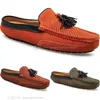 Lente zomer nieuwe mode brits stijl heren canvas casual erwt schoenen slippers man honderd leisure student mannen luie rijden overschoenen comfortabel ademend 38-47 2193