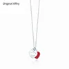 Original Tiffny Designer Necklace Women 925 Sterling Silver Necklace Classic Heart Pendant High Quality Wholesale Luxury Jewelry Y220322