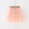 Gonne per ragazza con tutù a farfalla Kid Baby Abiti in tulle Principessa Mesh Fluffy Ruffle Short Dance Ball Gown Fancy Mini Performance Dress For Photography Summer Novità