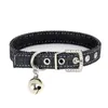 Dog Collars & Leashes European Design Denim Dogs Collar Zircon Buckle Ring Bell Adjustable Pet Neck Accessories Arrival Classic Products