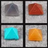 Pyramid Gemstone Натуральная каменная вечеринка Party Crystal Quartz Целебные кристаллы Crystal Chakra Домашнее Оформление Оформление Украшения Ремесла