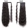 Synthetic Long Curly Ponytail envoltura alrededor