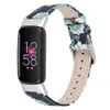 Dla FitBit Luxe Skórzany Zegarek Zegarek Pasek Moda Slim Fit Pas Bella Bransoletka Watchband Luksusowy Wymiana Wristband Smart Akcesoria