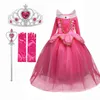 Girl's Dresses Girls Princess Costume Kids Halloween Christmas Party Cosplay Fancy Dress Up Children Snow Queen Carnival Birthday Clothes