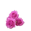 12PCS/lot Real Touch Rose Flower Moisturizing Feel Artificial Wedding Party Home Living Decoration Flore Branch