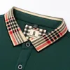 Men's Polos Spring/Summer Men's Embroidered Long Sleeve Shirt Business Casual Neckline Fashion Design 8972Men's Men'sMen's