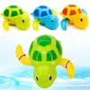 Bebek banyo oyuncakları renkli kaplumbağalı saatlik saatbahar su oyuncakları çocuklar banyo sevimli banyo oyuncakları 220531