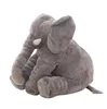30-60 cm stor mjuk fylld plyschdockor elefantkudde leksak elefantbaby sover back kudde baby kudde barn lugnande docka