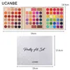 UCANBE 86 Colors Allpurpose Makeup Playbook Matte Shimmer Glitter Eyeshadow with Highlight Contour Blush Eye Face Cosmetics Set 220525