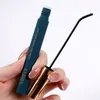 Vibely Mascara Slender Thick Ultra-Fine Brush Head Green Tube Color Mascaras Curling Natural Waterproof Eyelash Makeup