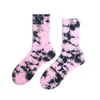 2022 New Socks Alphabet Socks Big Hook Couple Fashion Cotton Socks Tie-dye Skateboard Running Basketball Men 1b