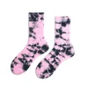 2022 New Socks Alphabet Socks Big Hook Couple Fashion Cotton Socks Tie-dye Skateboard Running Basketball Men 8b