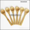 Spoons Flatware 8 Size Small Bamboo Natural EeoFriendly Mini Honey Kitchen Coffee Teaspoon Kids Ice Cream9851314