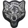 Wolf nähen Vorstellungen Tierfleck Stickbetten Eisen auf DIY für Kleidungshelke Hemden Patches