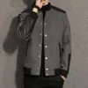 Men's Jackets 2022 Brand Men's Woolen Men Splicing Overcoat For Male Coat Jacket Man Woollen Outer Wear ClothingMen's