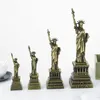 Lembranças EUA Estátua de Liberty Metal Decoração Ornamentos Modelo Home Office Decor Decorativo Artesanato Decoração Miniaturas Presente