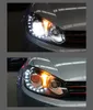 Светодиодные фары для VW POLO 2011-18, фары DRL, ходовые огни, биксеноновые противотуманные фары, ангельские глазки, авто