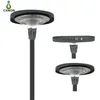 All In One 800W 1200W LED Integrated Solar Street lights Smart APP Remote Control RGB Color UFO Garden Light Waterproof IP65 with 3M 4M Standing Pole