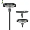 Alles in één 800W 1200W LED Integrated Solar Street Lights Smart App Remote Control RGB kleur UFO Garden Licht Waterdichte IP65 met 3M 4m staande paal