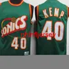 أعلى جودة خمر seattlesupersonics sonicsjersey كيفن 35 ديورانت نيو راي 20 ألين رخيصة كرة السلة الفانيلة تنفس حجم S-2XL