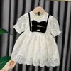 Robes de fille Baby Girl Robe Born Semon Braptage pour filles 1ère année Anniversaire Princesse Infant Wedding Clothinggirl