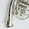 Professionele Franse hoorn dubbele rij 4Key BF Nikkel Geplaatst muziekinstrument met mondstuk1449845