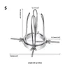 S/L Anal Seksi Oyuncaklar Kadınlar/Erkekler İçin Egzotik Aksesuarlar Çiftler Genişletici/Ass Dilatör Spekulumu Temiz Lavman Tapası