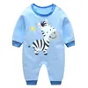 Ubrania Born Girls Boys Romper Bawełna Jumps Autumn unisex niemowlę odzież dla dzieci LJ201223