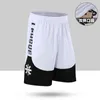 Mannen Beroep Basketbal Shorts Sportwear, Sneldrogende Mannelijke Atleet College Basketbal Kort, Gym Fitness Running Shorts Blue