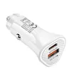 38W USB типа C Быстрый QC3.0 PD 20W Двойные порты быстрое автомобильное зарядное устройство для iPhone 12 Pro Xiaomi Huawei Samsung PD 313 316