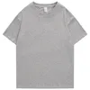 メンズTシャツ240G XS-4XL男性男性サマーカジュアルTシャツショートドロップショルダーコットンベーシックプレーンソリッドソリッドTシャツ女性プラスサイズメンズ