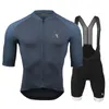 Ryzon Mens Short Sleeve Set Mountain Bike Cycling Jersey Triathlon Maillot Ciclismo 220621