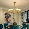 Pendantlampor Swan Chandelier Fixture American Luxury Crystal Living Room Bedroom Dining E27 110V 220V 230Vpendant