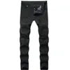 Men's Jeans Man Biker Clothing Pants Slip Destroyed Mens Slim Denim Straight Skinny Men Ripped Jean Fashion Personality