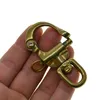 Keychains Solid mässing Large Sverige Swivel Snap Pull Lock Carabiner Hook Quick Release Nautical Leather Craft DIY FOBKEYCHAINS EMEL22