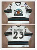 THR 2001 02 Manitoba Moose 23 Todd Warriner Hockey Jersey Haft Hafted Custom dowolny numer i nazwa Jersey