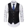 Vestido de coletes masculinos para homens magros se encaixa no colete de coletes masculino gilet homme homme sem mangas de mangas casuais