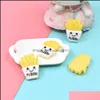 Novelty Items Home Decor Garden Export Korean Childrens Headwear Resin Accessories French Fries Diy Materials Drop Delivery 2021 5Nntx