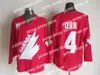 Джеймс Custom Team Canada хоккейная майка 99# Гретцки 66# Lemieux 4# Bobby Orr 7# Bourque 10# Hawerchuk 11# Мессер мужской сшитый белый красный размер