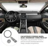 Housses de volant 3 pièces couvrent des pièces durables élastiques pour automobile voiture automatique