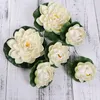 Decorative Flowers & Wreaths Lotus Water Artificial Lily Pond Flower Floating Decor Lilies Pads Foam Plants Pad Pool Leaves Ponds Fake Garde