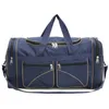 Duffel Väskor unisex Simple Fashion Travel Bagage Foldbar Oxford Sports Bag stor kapacitet Portable Handbag Black Blue Green XA282F