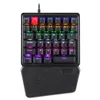 K106 One Ward Backlight Mechanical Gaming Keyboard Клавиатура левша для мобильного телефона PUBG Gamer USB ABS MUTE Non Slip