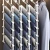 Joybos Closet Organizer rekken voor broek broek Hangers 12 stks kledingrekken multifunctionele roestvrijstalen kledinghangers 220815