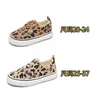 Children Spring Lowtop Canvas Shoes Baby Kindergarten Onestep Soft Girls and Boys Fashion Leopard Print Sneakers 220809